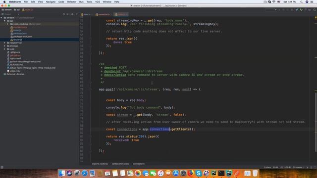 Ep3: Python Raspberrypi WebSocket Connect To Nodejs Server and streaming video смотреть онлайн