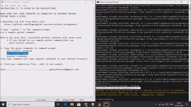 Submit programming assignment of Andrew Ng’s machine learning course in python and get graded смотреть онлайн