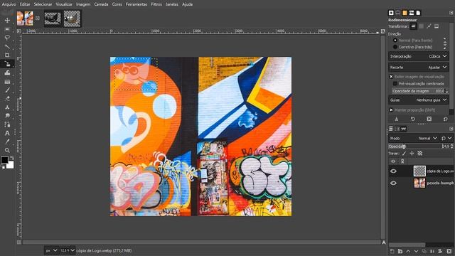 Como Colocar Marca D'água | GIMP Tutorial смотреть онлайн
