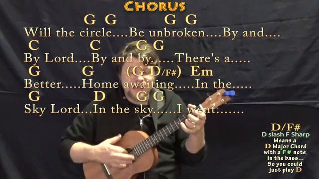 Will The Circle Be Unbroken (Traditional) Bariuke Cover Lesson in G with Chords/Lyrics смотреть онлайн