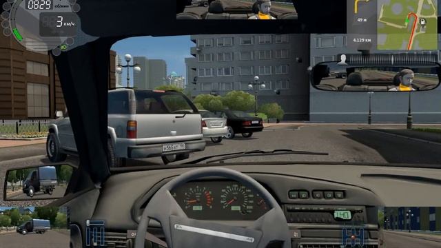 Таксую на пацанском ВАЗ 2113 \\ City Car Driving смотреть онлайн