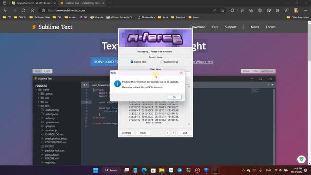 Key kích hoạt Sublime Text và Sublime Merge phiên bản mới nhất смотреть онлайн