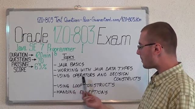 1Z0-803 – Java Exam SE 7 Test Programmer I Questions смотреть онлайн