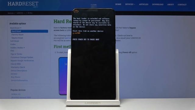 Режим восстановления Lenovo Z5 PRO — Режим рекавери смотреть онлайн