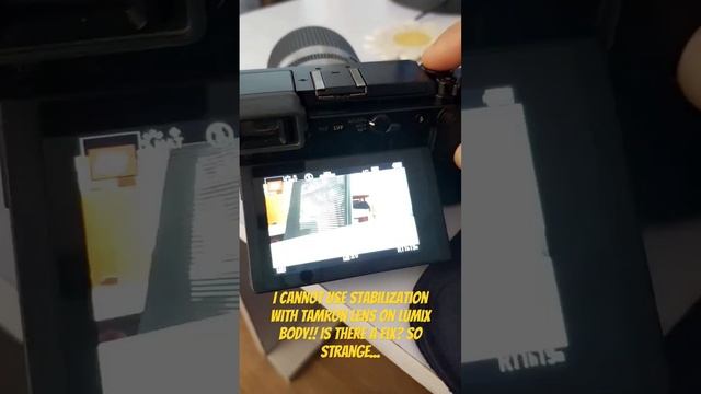 Tamron lens on Lumix body problem! смотреть онлайн