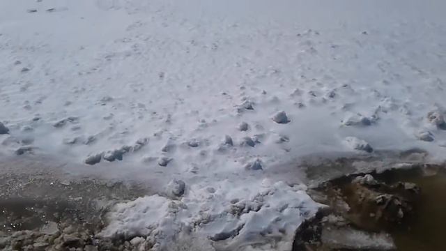 г. Салехард река Полуй. Ледоход 05.06.2018г. смотреть онлайн