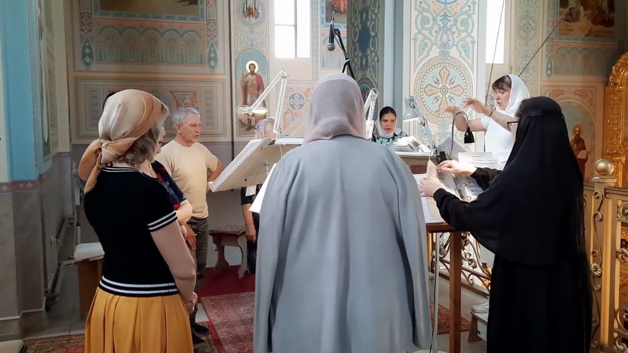 103 псалом греческий распев (обиход) Регент Ирина Филатова. смотреть онлайн