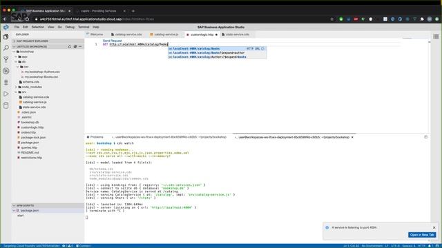 SAP Cloud Application Programming Model - Ex. 08 - Custom Logic & Debugging смотреть онлайн