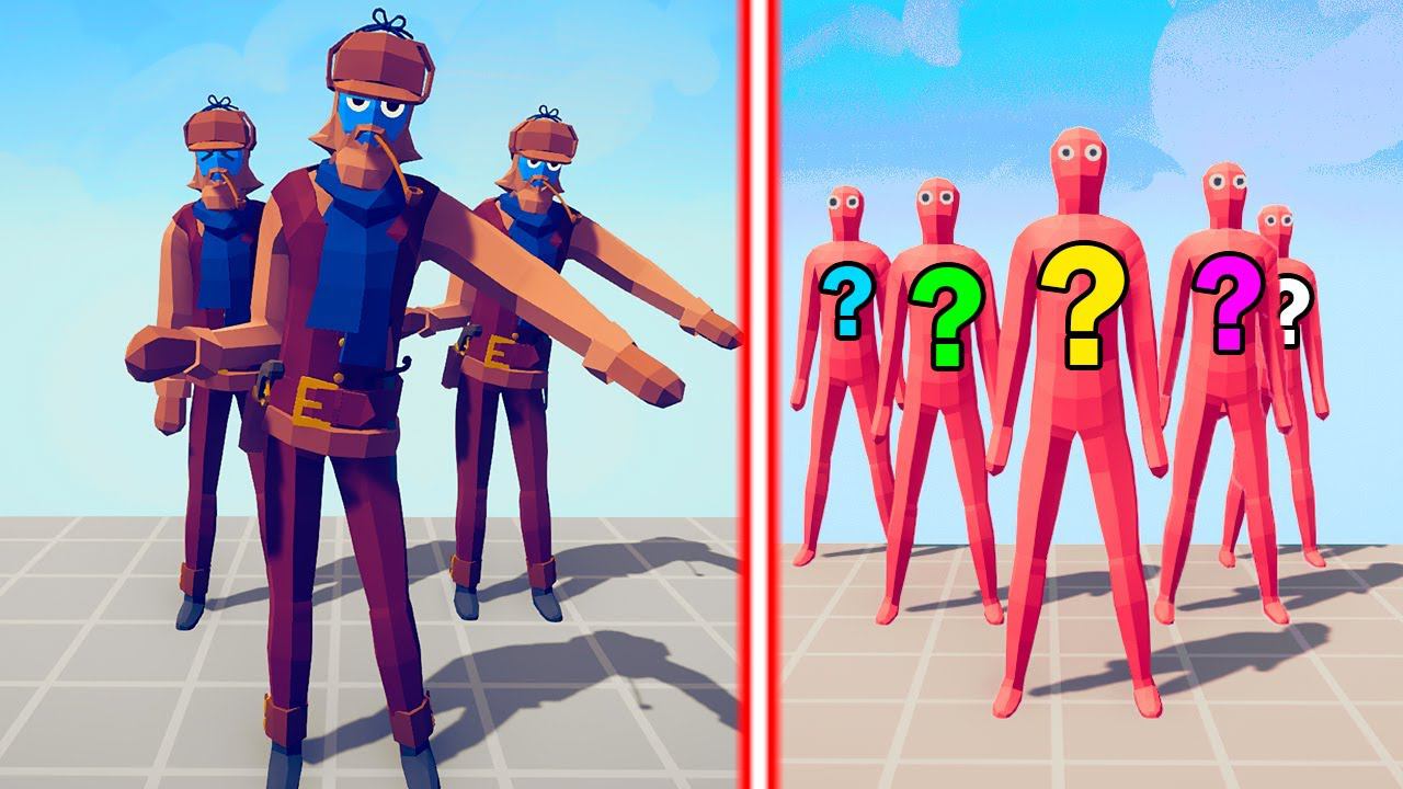 SHERLOCK TEAM vs RANDOM TEAM | TABS - Totally Accurate Battle Simulator смотреть онлайн
