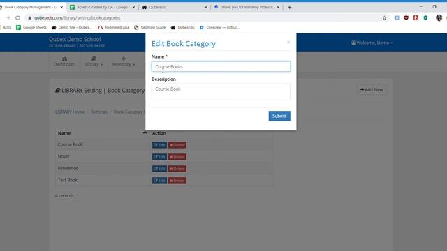 How to manage Book Category || Library || QbexERP Guide смотреть онлайн