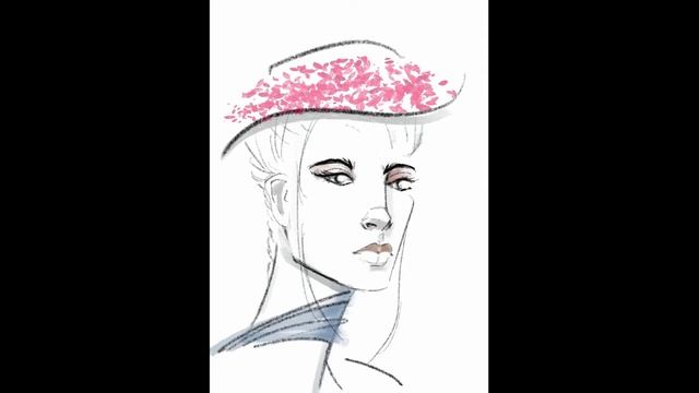 Fashion Sketch From Imagination Time-Lapse смотреть онлайн