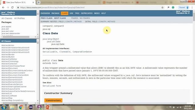 java.sql.Date class Introduction | Java Date and Time | Date and Time in java смотреть онлайн