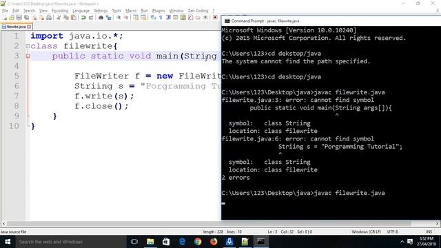 Filewriter class and BufferedWriter class in java 40 смотреть онлайн