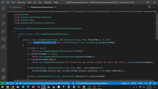 Gremlin DSL Implementation in C# смотреть онлайн