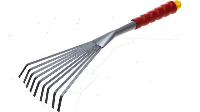 Грабельки веерные с плоскими зубцами (Grinda) обзор 8-421453_z01 производитель Grinda (Германия) смотреть онлайн