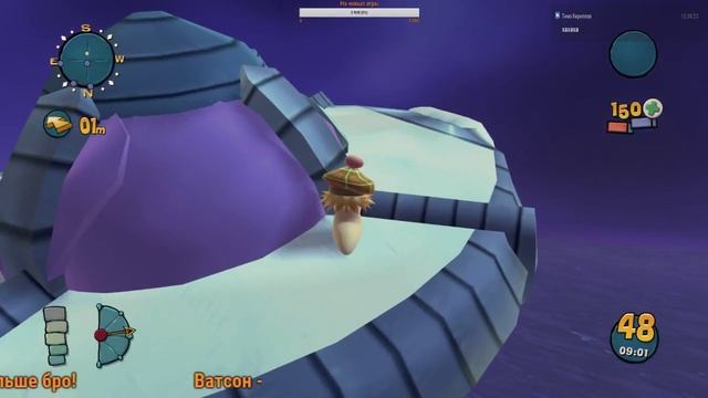 Worms Ultimate Mayhem.Червячки игра. смотреть онлайн