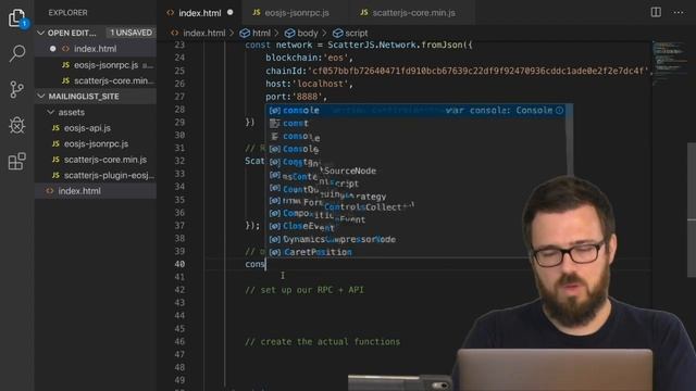 Scatter Integration Walkthrough #1 (Blockchain Development Tools for EOSIO by Peter Keay) смотреть онлайн