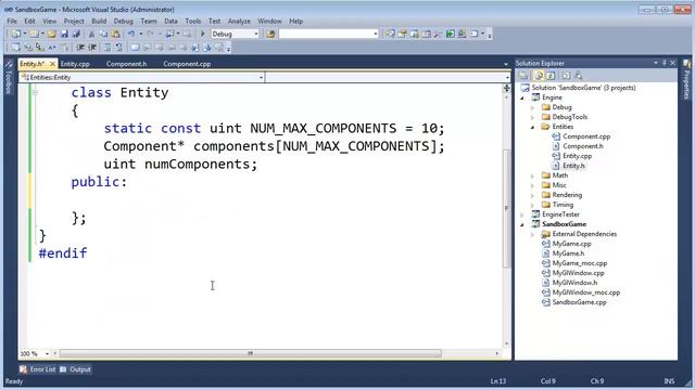 Entity Design Pattern смотреть онлайн