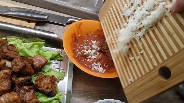 Соус для шашлыка из свинины. смотреть онлайн