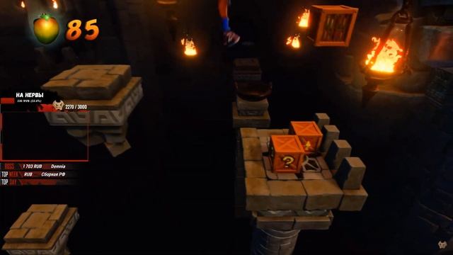 Как пройти игру без смертей (никак) Crash Bandicoot N. Sane Trilogy. Моменты со стрима смотреть онлайн