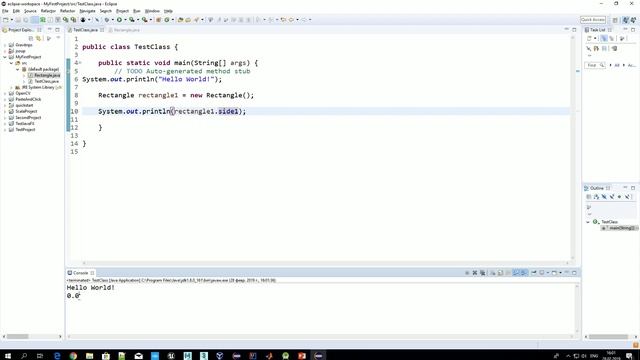 Объекты и классы в Java смотреть онлайн