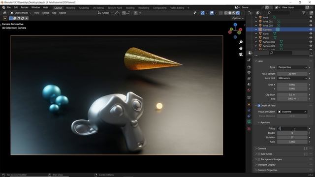 How to Add Focus and Blur in Blender смотреть онлайн