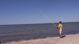 Ловля кефали на Каспийском море 2 (Казахи рыбачат)