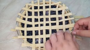 ПИРОГ С ЧЕРНИКОЙ ИЗ ДРОЖЖЕВОГО ТЕСТА- ДОМАШНЯЯ КУХНЯ