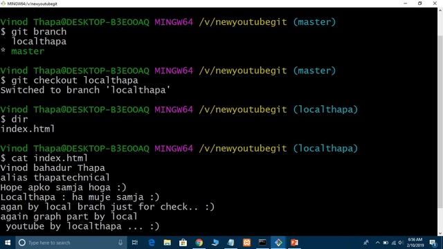 Branch in Git in One Video | Create Git Local Branch, Checkout Branch & Merge Branch in Git смотреть онлайн