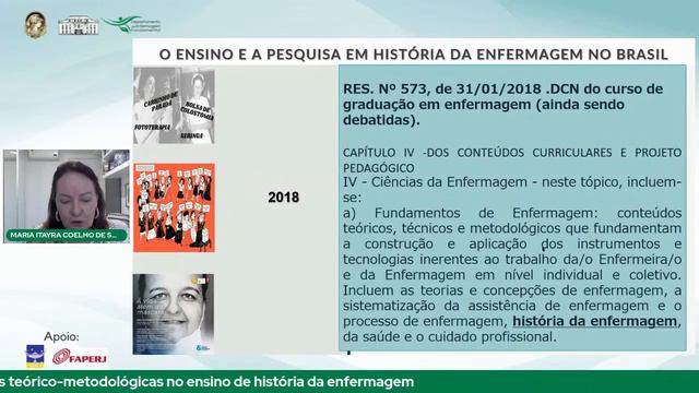 Inovações teórico-metodológicas no ensino de história da enfermagem смотреть онлайн