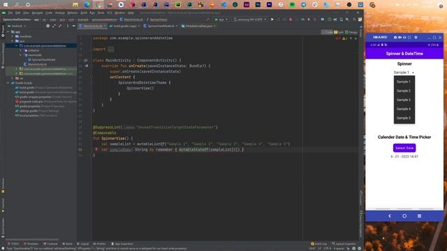#13 Spinner & Datetime With JetPack Compose بالعربي смотреть онлайн