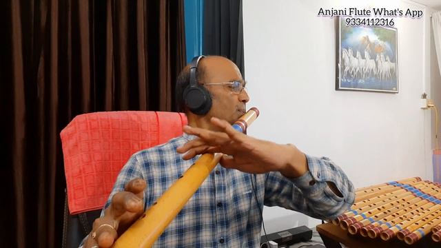 राग अहीर भैरव बांसुरी पर बजाना सीखें | Slow Alap Online Finger Showing | C Scale | Anjani Flute смотреть онлайн