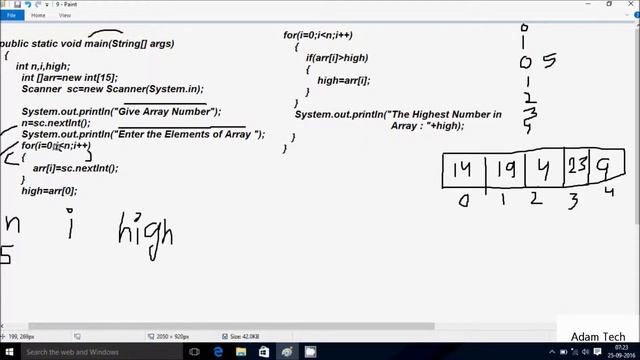 Java Program to Find the Largest Number in an Array смотреть онлайн