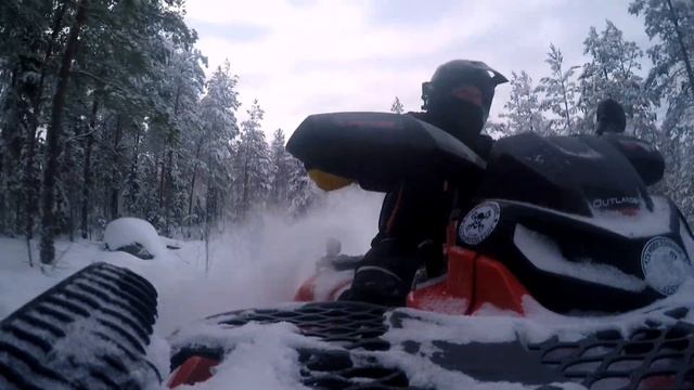 Can Am Outlander ja lisää lumihanki rallia | Vain Mönkijä Elämää osa 20.5 смотреть онлайн