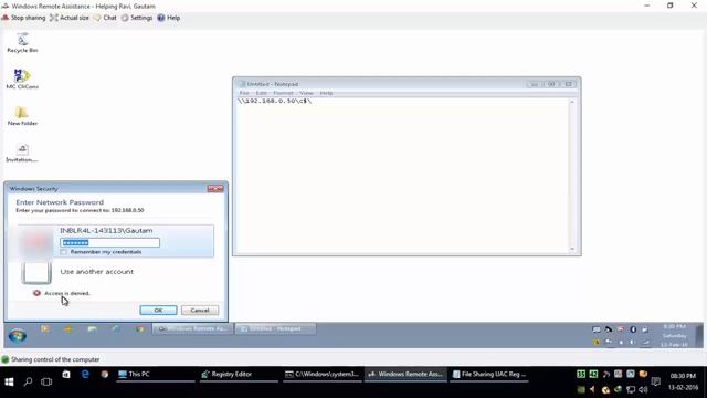 How to fix Access is Denied when accessing UNC Path on a remote workgroup computer смотреть онлайн