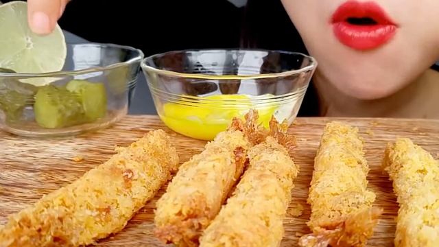 МУКБАНГ АСМР креветки в кляре #12 смотреть онлайн