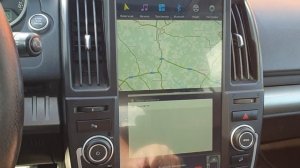 Land Rover Freelander 2 магнитола в стиле Тесла