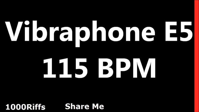 Vibraphone E5 Metronome : 115 BPM смотреть онлайн