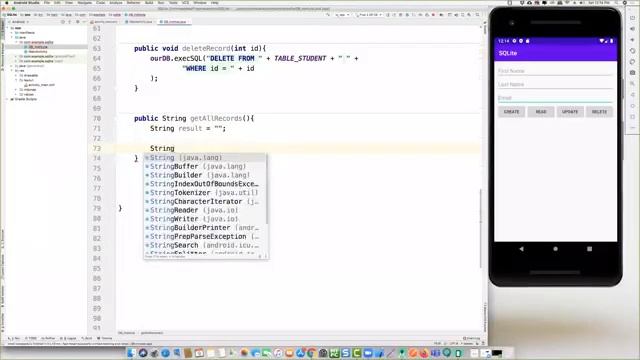ONLINE CLASS | Query work save SQLite in Android Mobile смотреть онлайн
