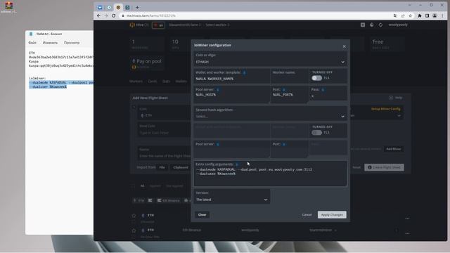 Дуал майнинг ETH+KASPA, Lolminer, BZminer. Используем Hive, Rave и Windows! смотреть онлайн