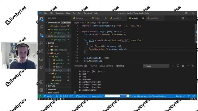 Livebytes Webinar: Building Modern Apps with Next.js and MongoDB - Part 2 смотреть онлайн