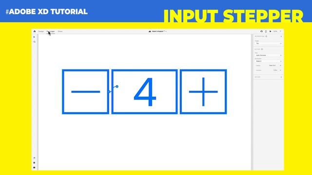 Adobe XD Tutorial- how to create interactive add to input stepper #Adobe XD #UI/UX Design смотреть онлайн