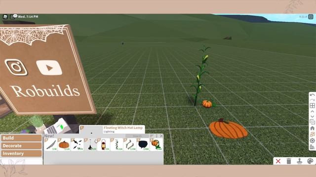 You can CHANGE the WEATHER and GRASS COLOR in BLOXBURG!? | HALLOWEEN UPDATE 0.10.0 | ROBUILDS смотреть онлайн