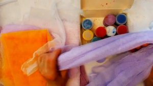 Покрасить ткань в домашних условиях акриловыми красками.COMO PINTAR TELA  CON PINTURA ACRILICA