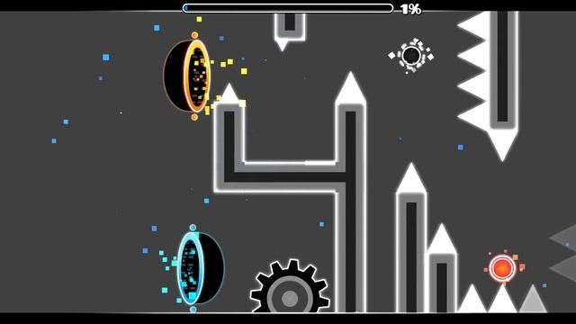 Я попросил игроков построить челлендж на корабле в Geometry Dash смотреть онлайн
