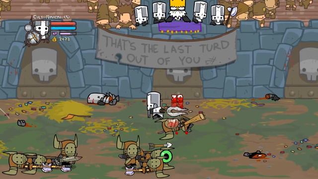 Castle Crushers Passage of the barbarian arena, смотреть онлайн