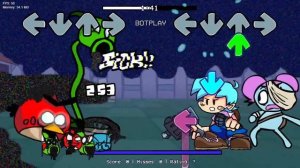 FNF X Pibby vs Red And Peashooter#fnf#fnfmods#fridaynightfunkin#pvz#angrybirds