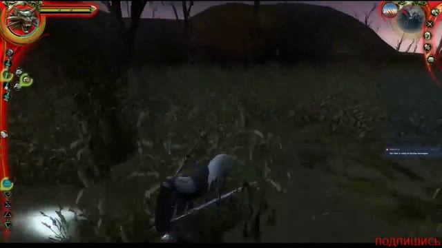 The Witcher. Болото. Опять Стрыга. Прохождение. смотреть онлайн