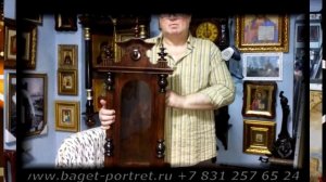 Реставрация антикварных часов в мастерской "Три художника"