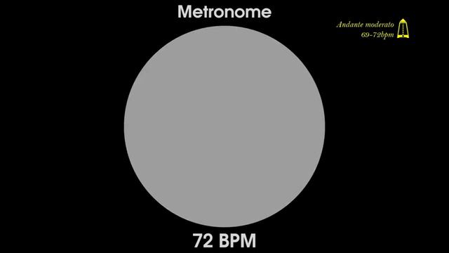72 BPM Metronome - Andante moderato - 1080p - TICK and FLASH, Digital, Beats per Minute смотреть онлайн